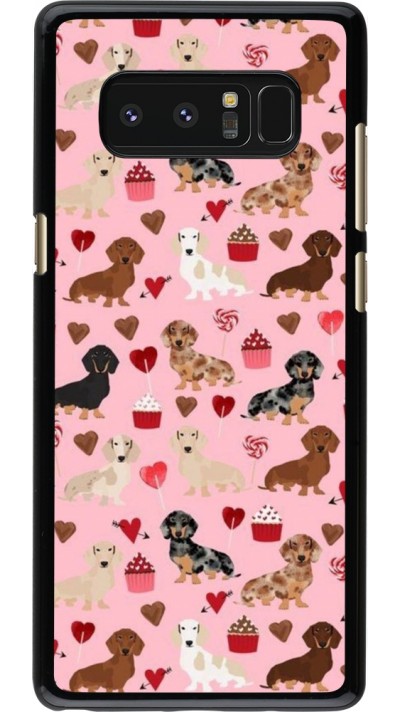 Samsung Galaxy Note8 Case Hülle - Valentine 2024 puppy love