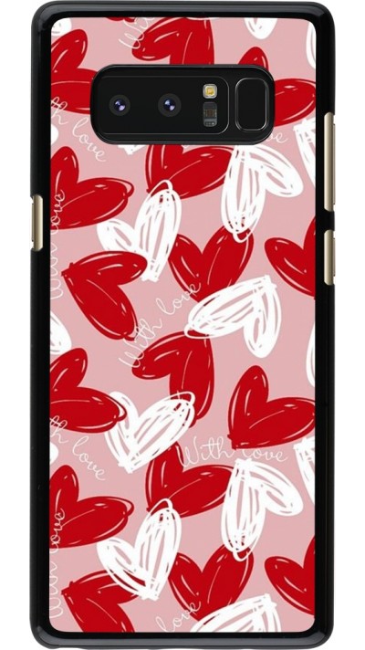 Coque Samsung Galaxy Note8 - Valentine 2024 with love heart
