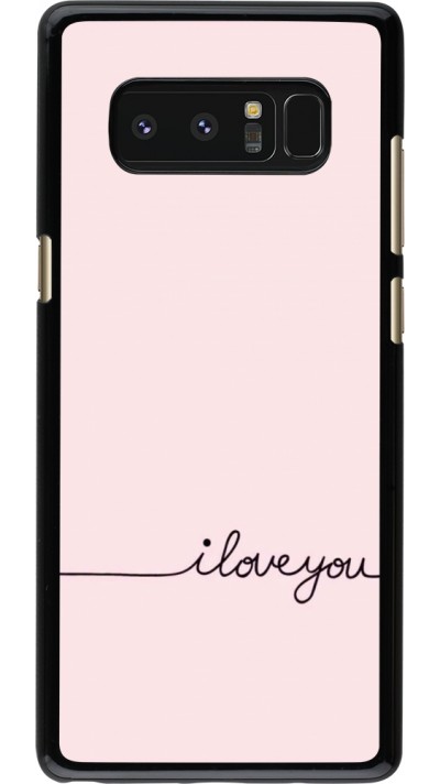 Coque Samsung Galaxy Note8 - Valentine 2023 i love you writing