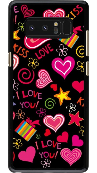Coque Samsung Galaxy Note8 - Valentine 2023 love symbols
