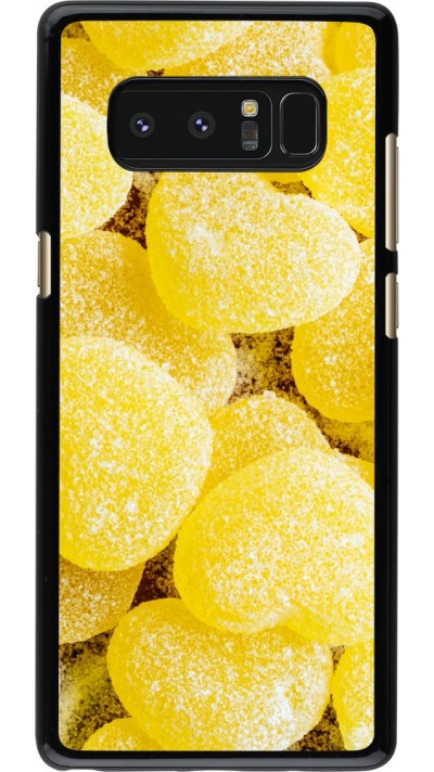 Coque Samsung Galaxy Note8 - Valentine 2023 sweet yellow hearts