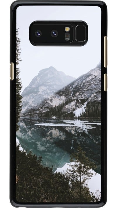 Coque Samsung Galaxy Note8 - Winter 22 snowy mountain and lake