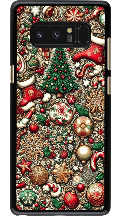 Coque Samsung Galaxy Note8 - Noël 2023 micro pattern