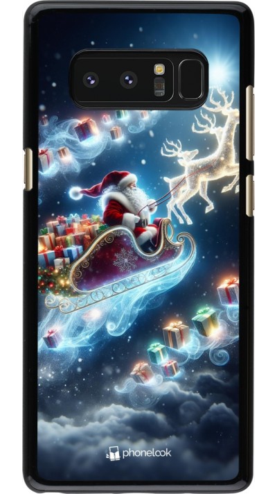Coque Samsung Galaxy Note8 - Noël 2023 Père Noël enchanté