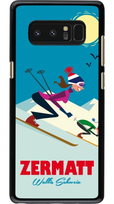 Coque Samsung Galaxy Note8 - Zermatt Ski Downhill