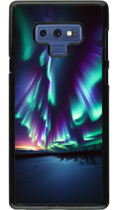 Samsung Galaxy Note9 Case Hülle - Funkelndes Nordlicht