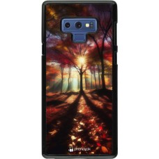 Samsung Galaxy Note9 Case Hülle - Herbstlicher goldener Glanz