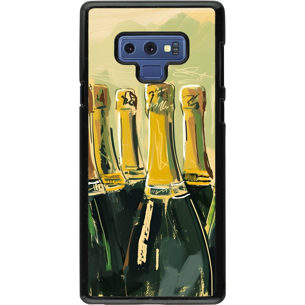 Coque Samsung Galaxy Note9 - Champagne peinture