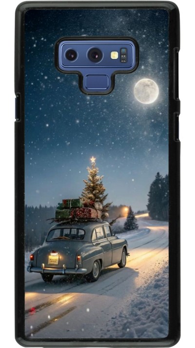 Samsung Galaxy Note9 Case Hülle - Christmas 25 Car with Tree Xmas