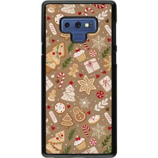 Samsung Galaxy Note9 Case Hülle - Christmas 25 Pattern Ginger Cookie