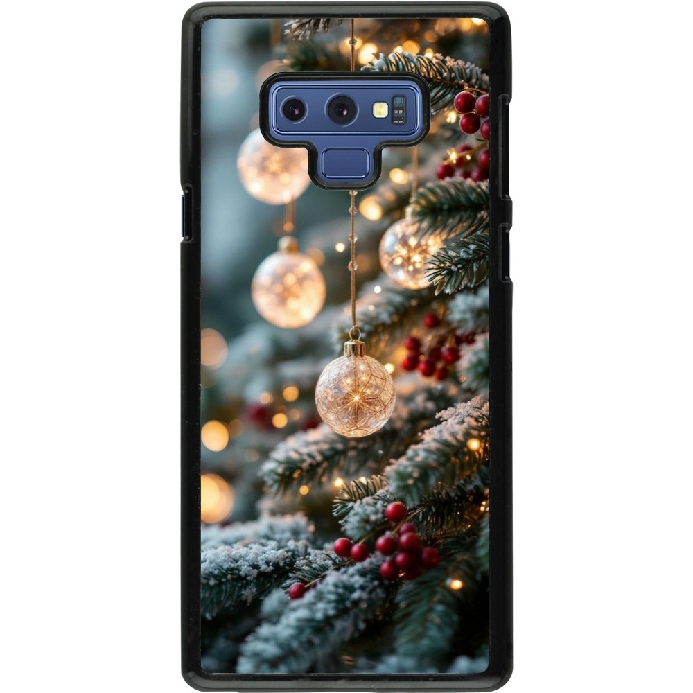 Samsung Galaxy Note9 Case Hülle - Christmas 25 Xmas Decorated Tree