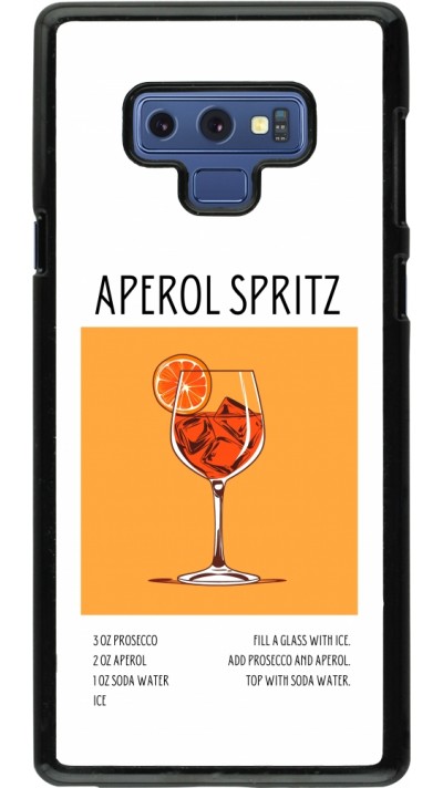 Coque Samsung Galaxy Note9 - Cocktail recette Aperol Spritz