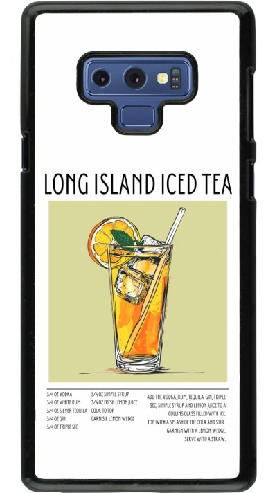 Coque Samsung Galaxy Note9 - Cocktail recette Long Island Ice Tea