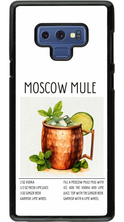 Coque Samsung Galaxy Note9 - Cocktail recette Moscow Mule