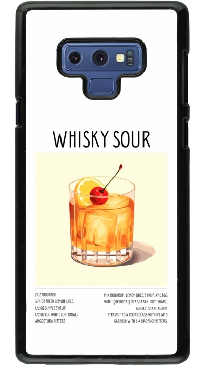 Coque Samsung Galaxy Note9 - Cocktail recette Whisky Sour