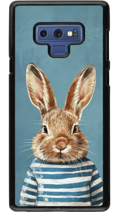 Coque Samsung Galaxy Note9 - Easter 2026 Rabbit navy