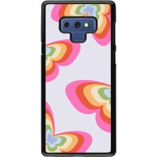 Samsung Galaxy Note9 Case Hülle - Easter 2024 rainbow butterflies