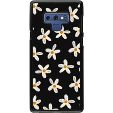 Coque Samsung Galaxy Note9 - Easter 2024 white on black flower