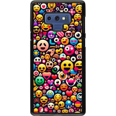 Samsung Galaxy Note9 Case Hülle - Emoji Mix Farbe