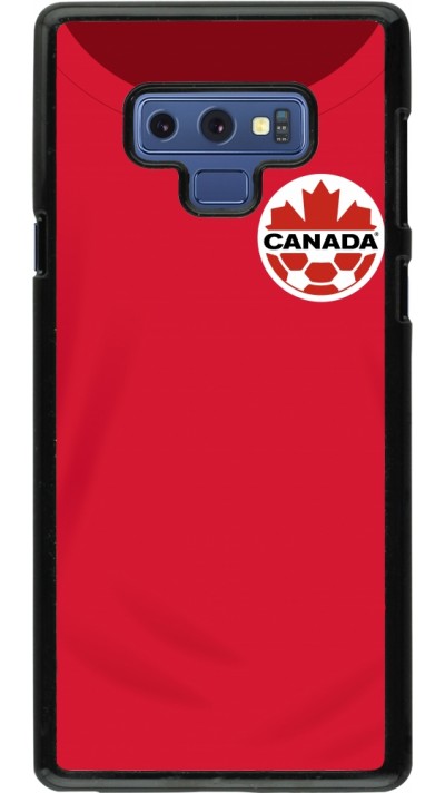 Coque Samsung Galaxy Note9 - Maillot de football Canada 2022 personnalisable