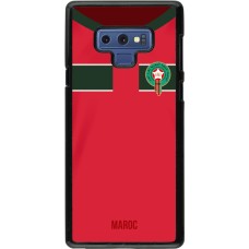 Coque Samsung Galaxy Note9 - Maillot de football Maroc 2022 personnalisable