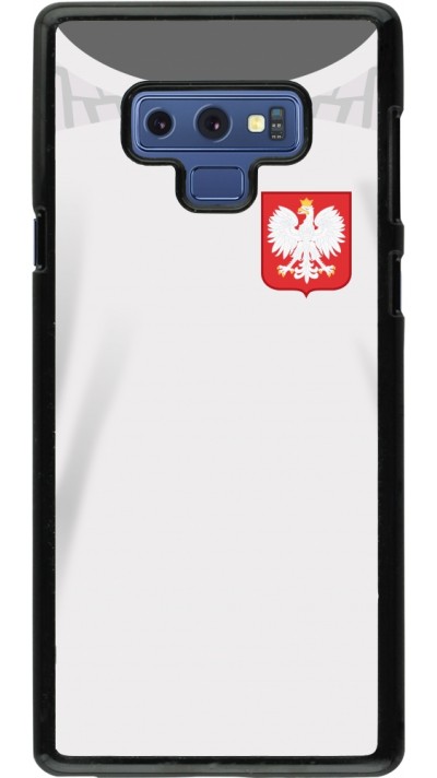 Coque Samsung Galaxy Note9 - Maillot de football Pologne 2022 personnalisable