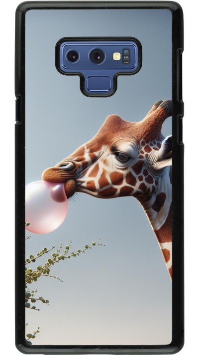 Samsung Galaxy Note9 Case Hülle - Giraffe mit Blase