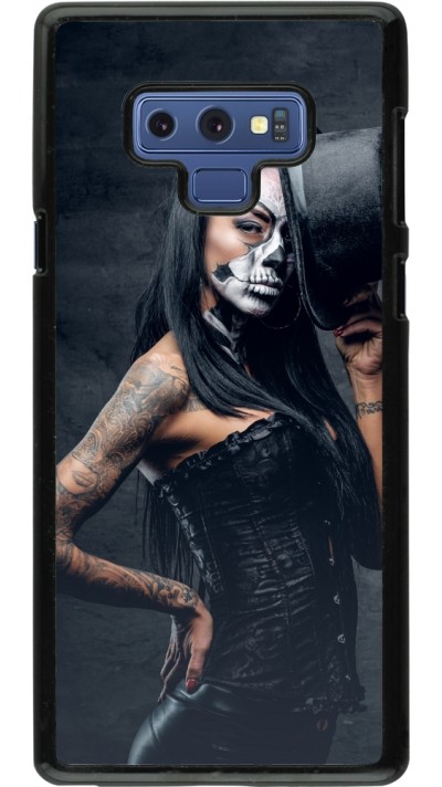 Coque Samsung Galaxy Note9 - Halloween 22 Tattooed Girl