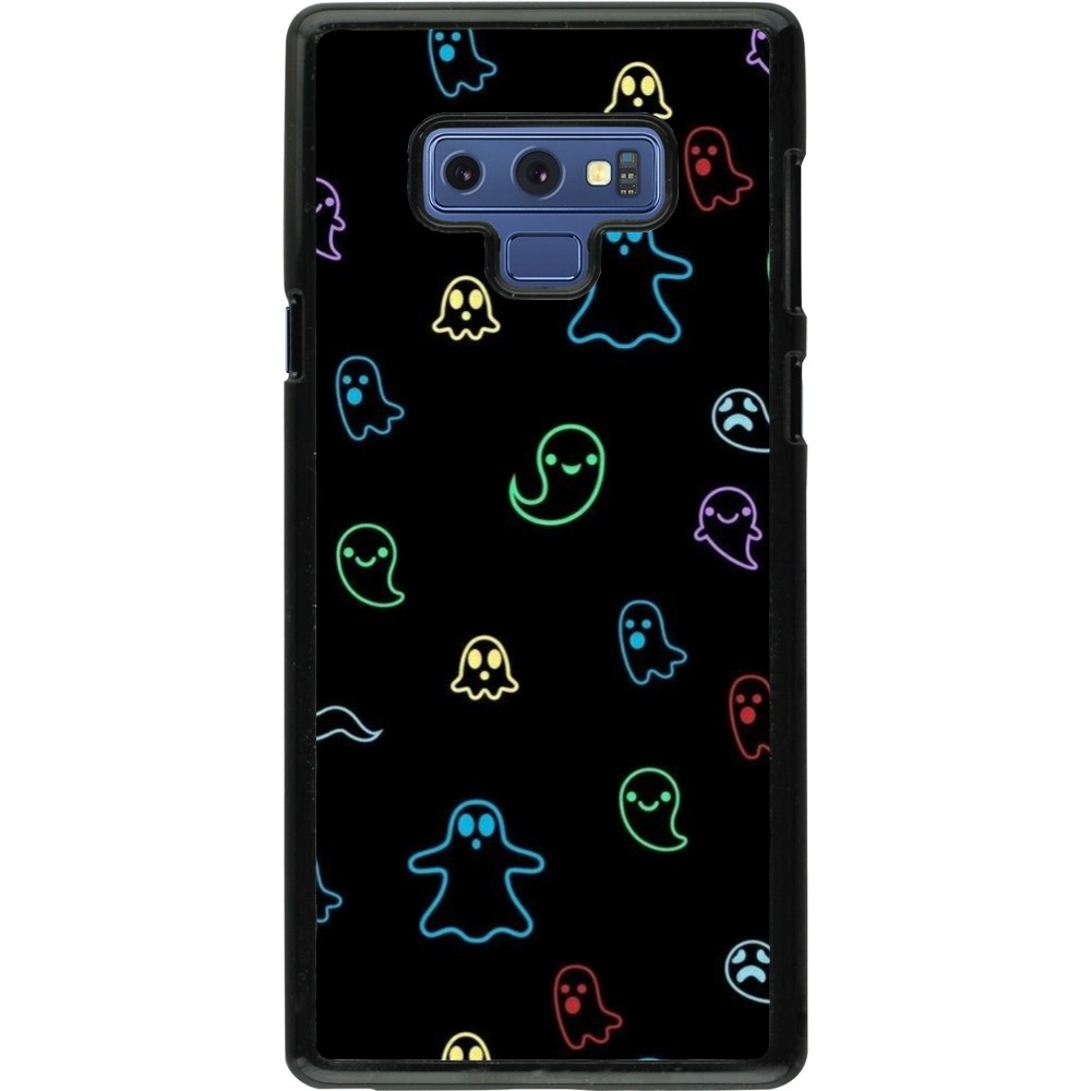 Coque Samsung Galaxy Note9 - Halloween 2024 colorful ghosts