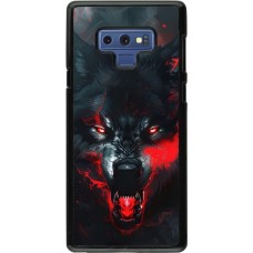 Coque Samsung Galaxy Note9 - Halloween 2024 mad werewolf