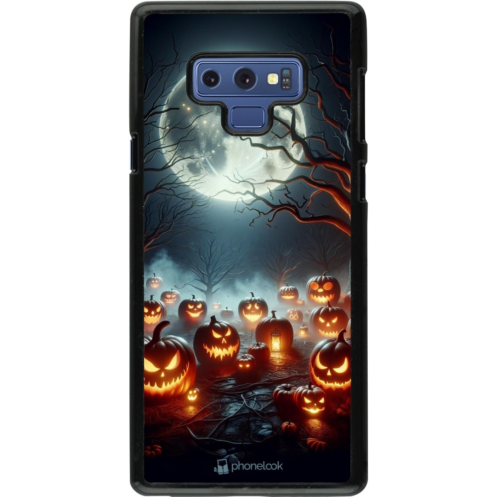 Samsung Galaxy Note9 Case Hülle - Halloween 2024 Viele Kuerbisse