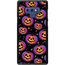 Samsung Galaxy Note9 Case Hülle - Halloween 2024 rainbow pumpkins