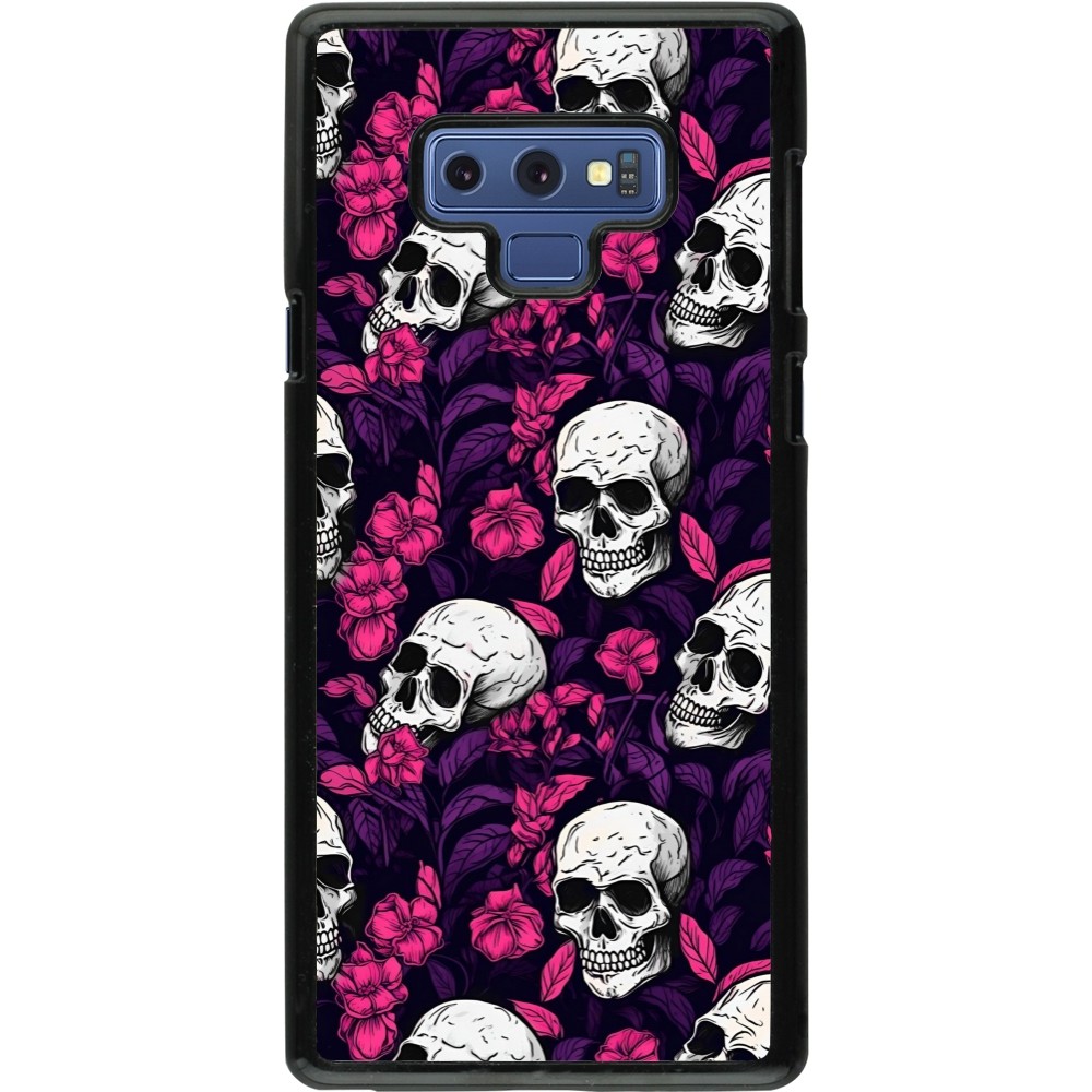 Coque Samsung Galaxy Note9 - Halloween 2024 romantic skulls
