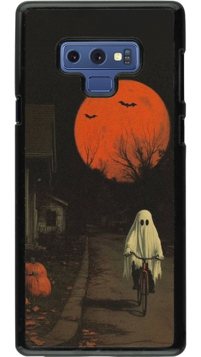 Coque Samsung Galaxy Note9 - Halloween 2025 Ghost on a bicycle