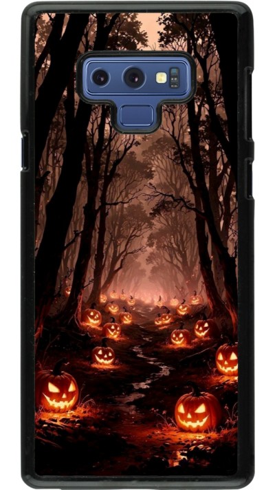 Coque Samsung Galaxy Note9 - Halloween 2025 Road of Terrifying Pumpkins