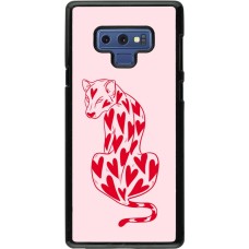 Samsung Galaxy Note9 Case Hülle - Leopard with hearts 2026