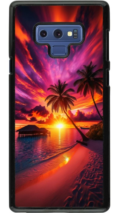 Samsung Galaxy Note9 Case Hülle - Malediven Abenddämmerung Glückseligkeit