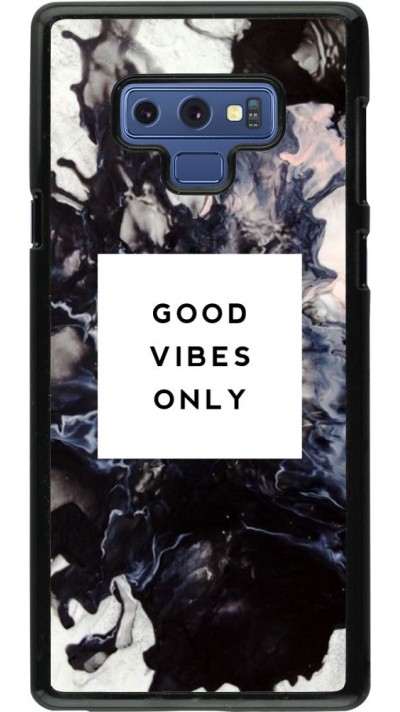 Hülle Samsung Galaxy Note9 - Marble Good Vibes Only