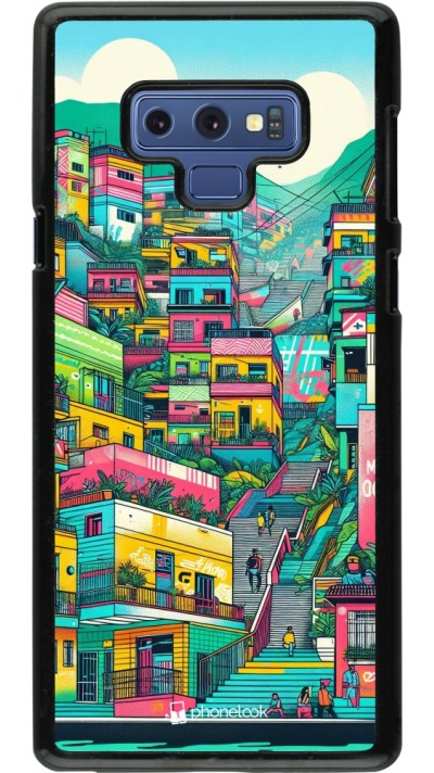 Samsung Galaxy Note9 Case Hülle - Medellin Comuna 13 Kunst
