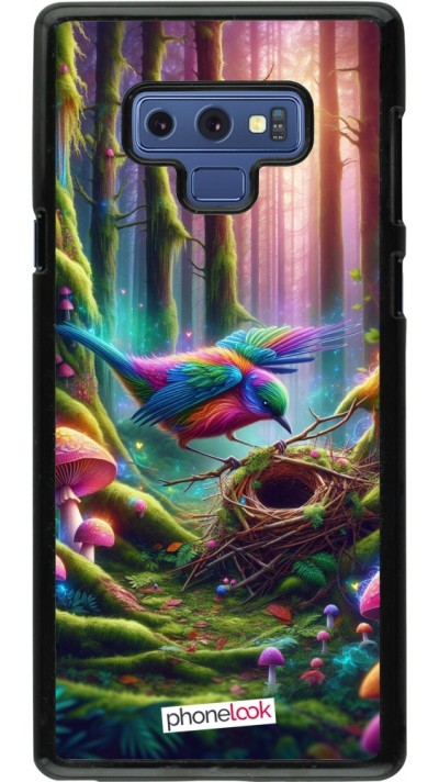 Coque Samsung Galaxy Note9 - Oiseau Nid Forêt