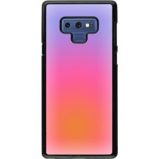 Samsung Galaxy Note9 Case Hülle - Orange Pink Blue Gradient