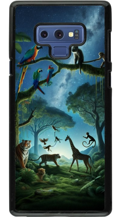 Samsung Galaxy Note9 Case Hülle - Paradies der exotischen Tiere