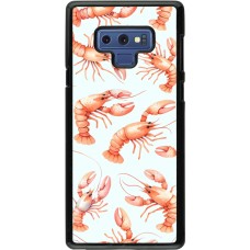 Samsung Galaxy Note9 Case Hülle - Muster von pastellfarbenen Hummern