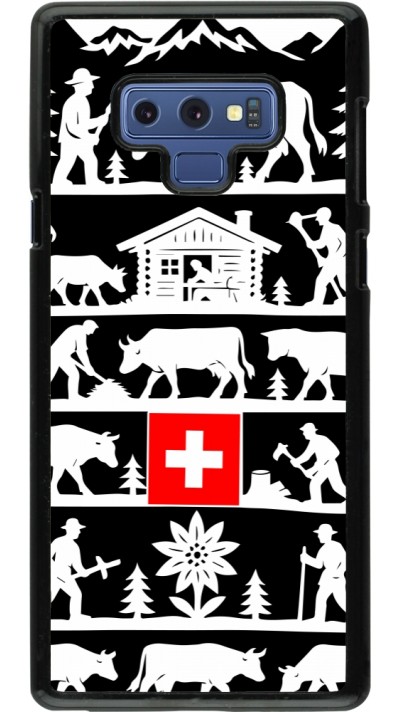 Coque Samsung Galaxy Note9 - Poya Suisse 1 noir