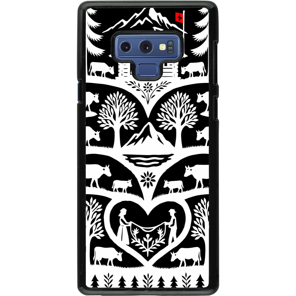 Coque Samsung Galaxy Note9 - Poya Suisse 2 noir