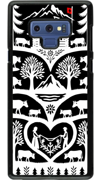 Coque Samsung Galaxy Note9 - Poya Suisse 2 noir