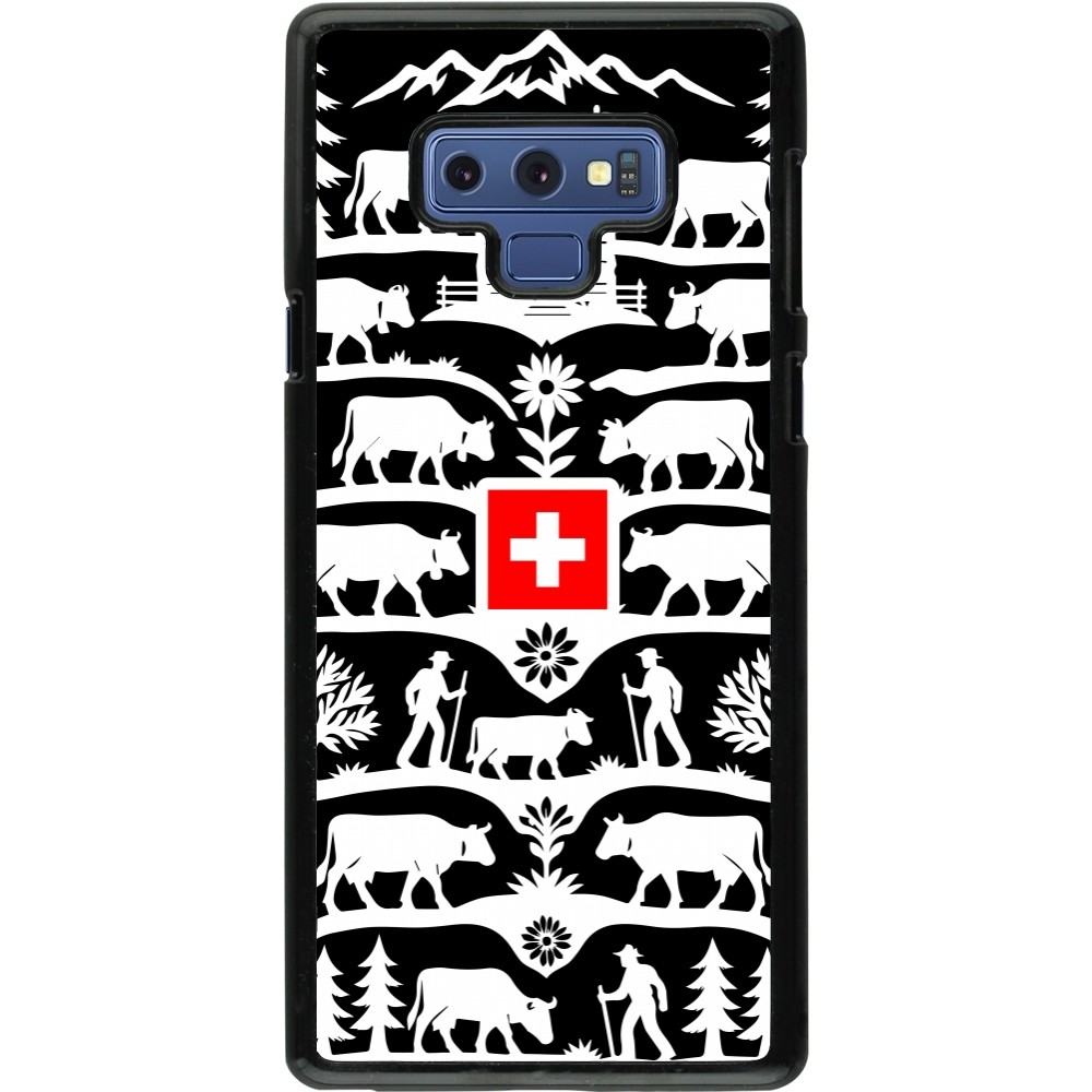 Coque Samsung Galaxy Note9 - Poya Suisse 3 noir