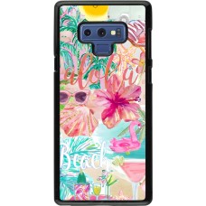 Samsung Galaxy Note9 Case Hülle - Preppy Collage Aloha