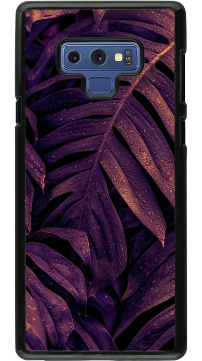 Coque Samsung Galaxy Note9 - Purple Light Leaves