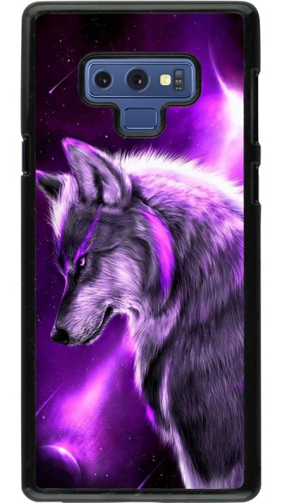 Hülle Samsung Galaxy Note9 - Purple Sky Wolf